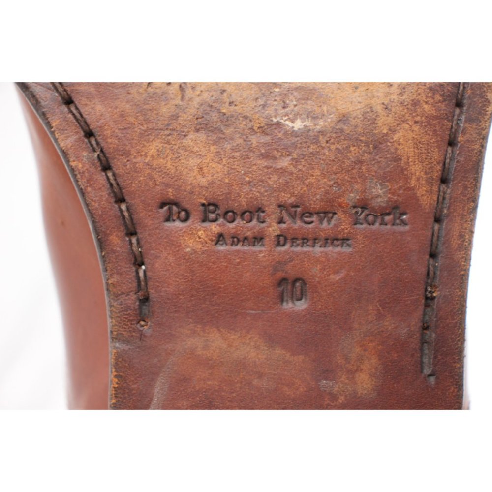 To Boot New York Adam Derrick Men's Size 10 Brown WingTip Dress Shoes - Picture 3 of 13